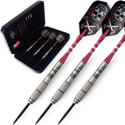 ‎CUESOUL CUESOUL 90% Professional Darts Steel Tip 22/24/26 Grams-Precise Dart Barrels with Black Dart Case/Luxury Dart Case 26g With luxury case