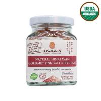 Organic Pavilion เกลือหิมาลายันสีชมพู ชนิดเม็ด Himalayan Gourmet Pink Salt Crystal Rawganiq (200g)