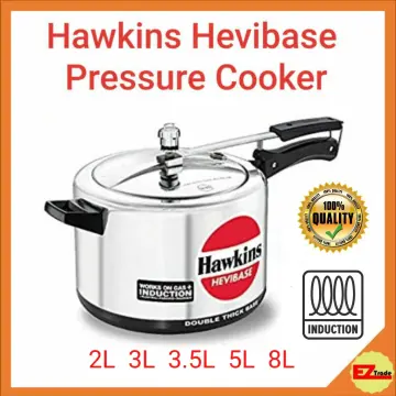 Hawkins Hevibase Aluminium Pressure Cookers, Induction Compatible