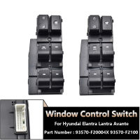 93570-F2100 93570-F20004X สำหรับ Hyundai Elantra Avante Lantra 2017 2018 2019 2020กระจกไฟฟ้าปุ่มสวิทช์ควบคุม