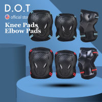 6PcsSet Teens &amp; Adult Knee Pads Elbow Pads Wrist Guards Protective Gear Set for Roller Skating, Skateboarding, Cycling Sports