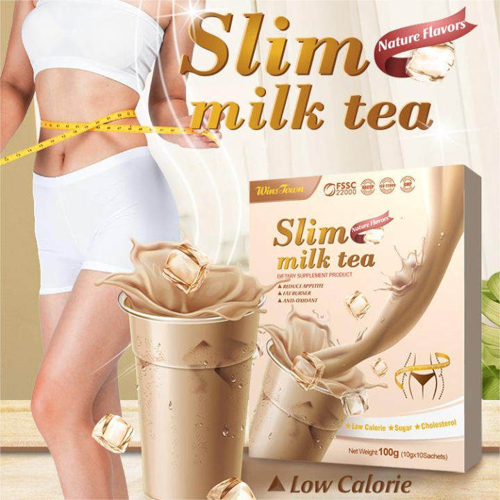 Winstown Low Calorie Slimming Milktea Weight Loss Milk Tea Fat Burning Ketogenic Milktea Powder