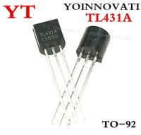 50pcs TL431 TL431A TO-92 IC คุณภาพดีที่สุด