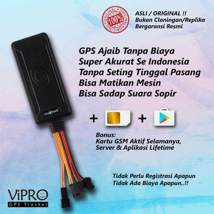 GPS Pelacak Mobil Truk Bus Bisa Matikan Mesin & Dengar Suara Free