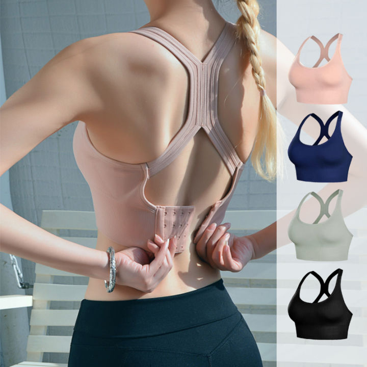 Sports Bra Push Up Bras Set For Yoga Women's Seamless Sport Bra