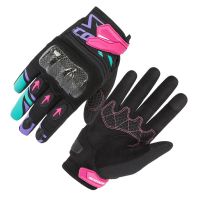 Summer Motorcycle Gloves WomenLeather Retro Motorcyclist Gloves Touch Screen Genuine Motocross Gloves