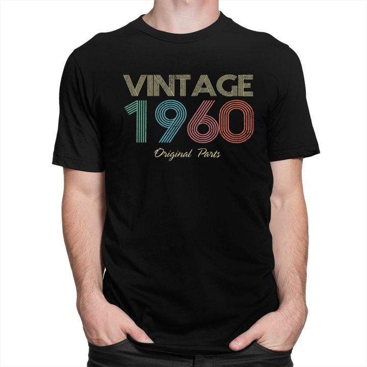 cool-1960-vintage-original-parts-tshirt-men-crewneck-short-sleeve-60th-birthday-gift-t-shirt-100-cotton-60-years-old-tee-shirt