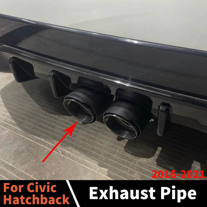 Trim Facelift Body Kit Accessories Wide Body Carbon Fiber Exhaust Pipe