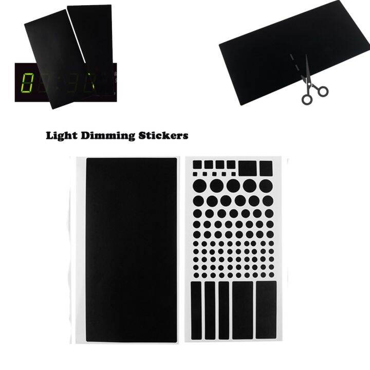 2X Light Dimming Stickers (8x4) Light Blocking Stickers Set For