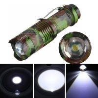 CREE SA3 LED ยุทธวิธี7W 1200lm,ไฟฉายไฟฉายขนาดเล็กซูมได้ Q5