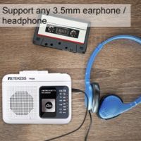 Retekess TR606 Cassette Playback Radio Cassette Player FMAM Portable Radio Voice Recorder Support Built-inExternal Microphone Recording