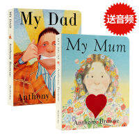 Original English picture book my dad my mum cardboard book my dad my mom 2 volumes Anthony Browne Anthony Brown 3-6 years old family relationship EQ Management picture book English mydad