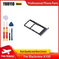 ที่ใส่ซิมการ์ดที่ใส่ถาดใส่ซิมการ์ดสําหรับ Blackview A100 Smart Phone Perfect Replacement Parts Free Tools