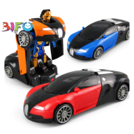 Đồ chơi Super car ô tô biến hình Robot có đèn nhạc mới lạ cho bé đồ chơi bé trai siêu xe biến hình cực ngầu thumbnail