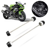 For Kawasaki ZX-6R ZX6R Ninja636 Ninja 636 Motorcycle Accessories Front and Rear Axle Fork Crash Sliders Wheel Protection