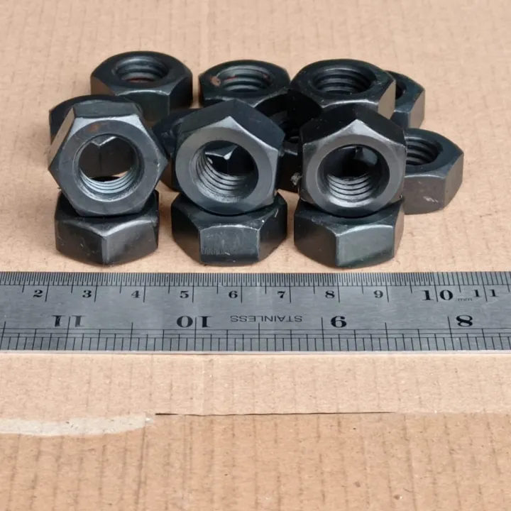 Mur Baja M Htb Grade Kunci Mur Hex Heavy Nut Mm Warna Hitam