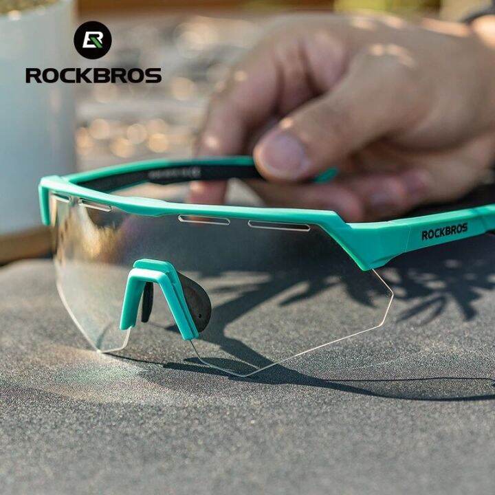 rockbros-แว่นตาจักรยานผู้หญิงผู้ชายโพลาไรซ์แว่นตานักปั่น4เลนส์-mtb-ขี่จักรยานแว่นตาถนนพร้อมกรอบแว่นตากันแดดสำหรับสายตาสั้น