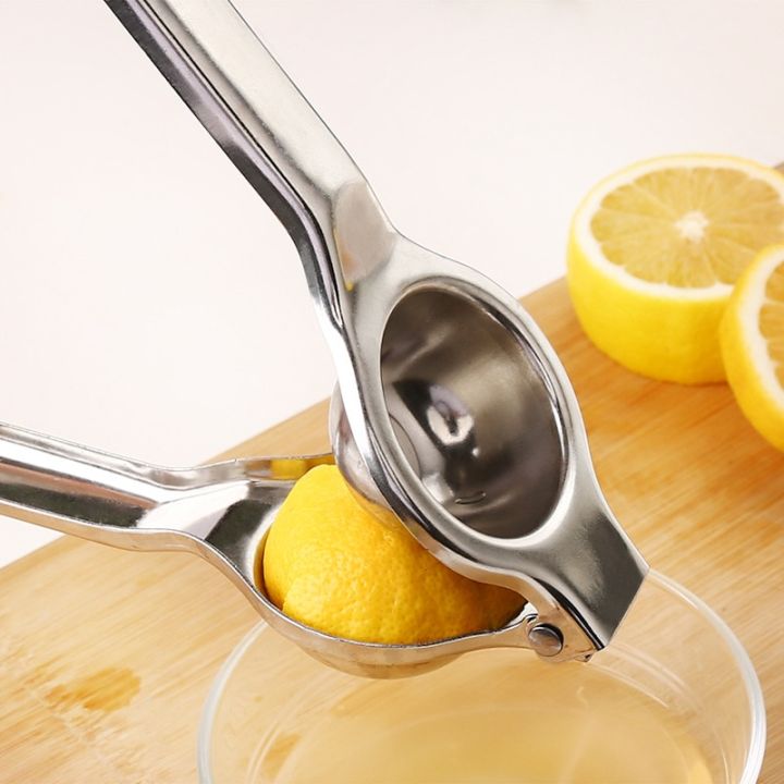 เครื่องคั้นมะนาวสแตนเลสที่คั้นทับทิมสีส้มด้วยมือสำหรับห้องครัวคั้นเครื่องมือทำน้ำผลไม้