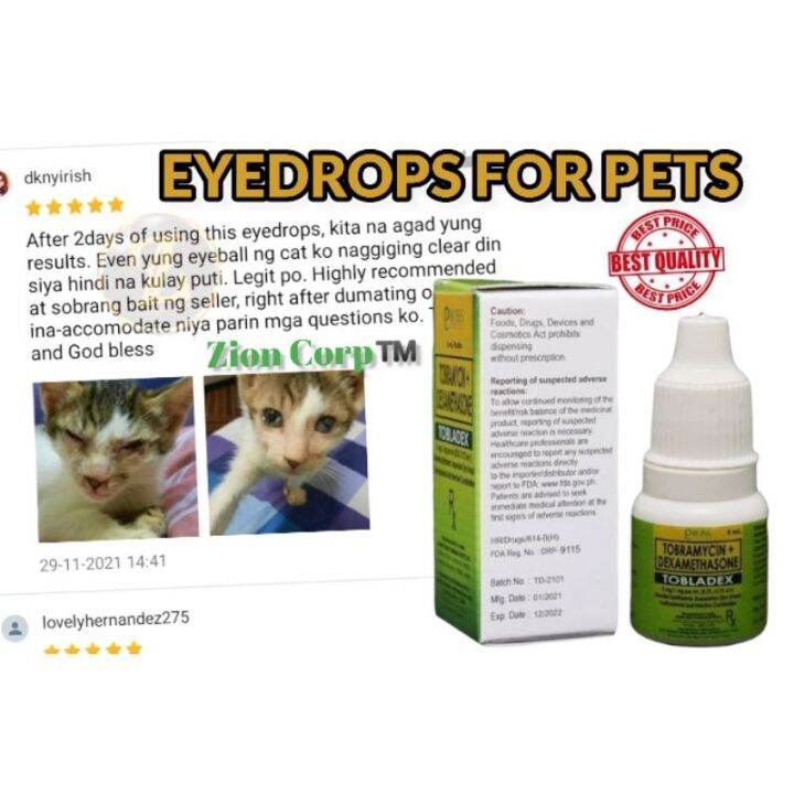 VERY EFFECTIVE EYEDROPS FOR DOGS CATS PETS for pagmumuta infection