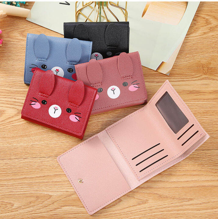 taskoleksi wd008 dompet lipat mini wanita trend fashion cute wallet polos murah import batam murah