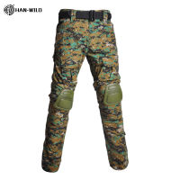 Tactical Suit Military Uniform Training Suit Camouflage Hunting Shirts Pants Paintball Clothes Sets with Pads 10 Pockets 8XL