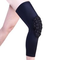 1PC Basketball Knee Pads Protector Compression Sleeve Honeycomb Foam Brace Kneepad Fitness Gear Volleyball knee support sports