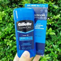 ยิลเลตต์ ระงับกลิ่นกาย สำหรับผู้ชาย Clinical Clear Gel Cool Wave Antiperspirant and Deodorant 73g (Gillette®)