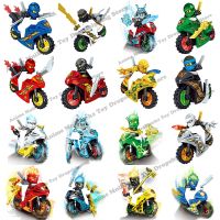 Anime Ninja Figures Cole Zane Nya Jay Lloyd Kai Ice Emperor Bricks Mini Action Toy Figures Building Blocks Assembly Toys Gifts