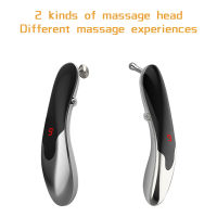 Electronic Acupuncture Pen 9-Level Rechargeable Meridian Energy Massage Pen for Pain Stress Relief Body Health Care Device