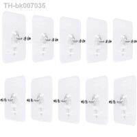 ☊  10pcs Adhesive Wall Mount Screw Hooks No Drilling Screw Sticker Photo Nails Frame Hangers for Bathroom Kitchen Storage Picture