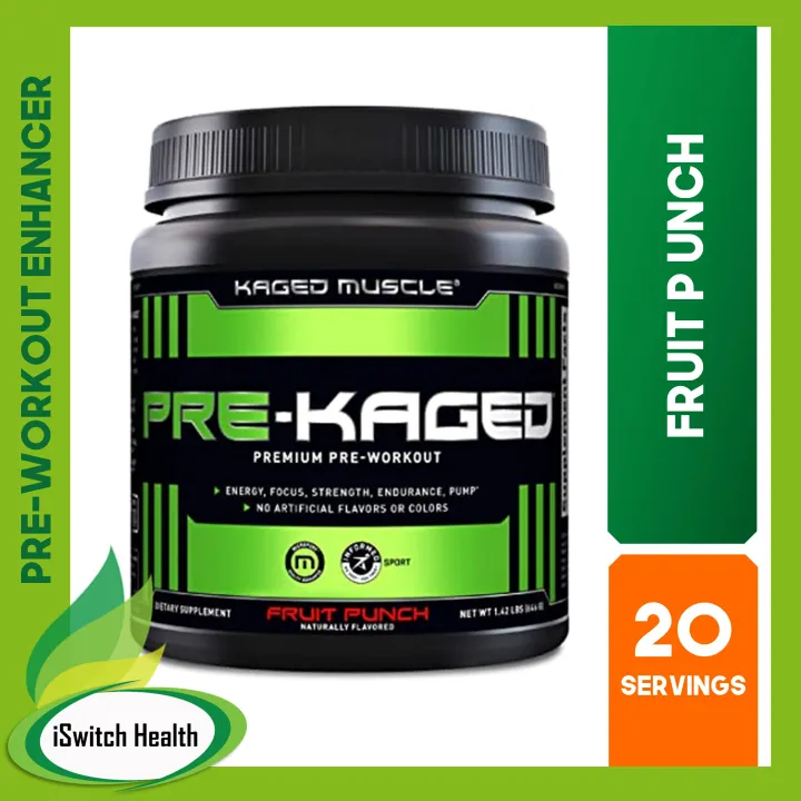 Kaged Muscle PreKaged PreWorkout Intensifier 20 servings Fruit