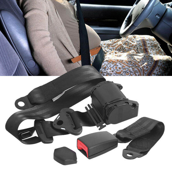 Universal Car Seat Belt Adjustable Safety Belt Retractable 3 Point Seat
