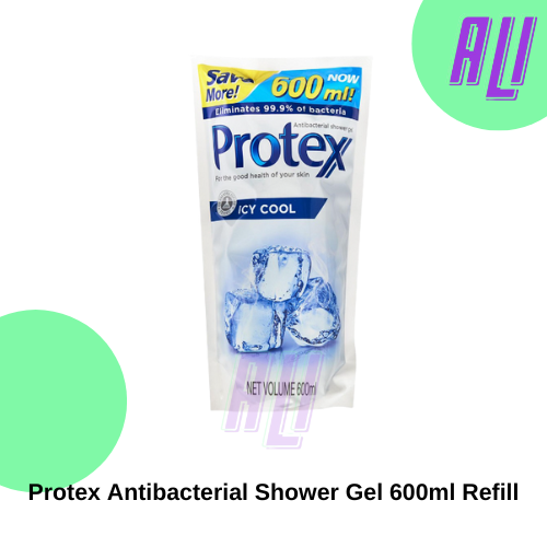 Protex Antibacterial Shower Gel 600ml Refill (Eliminates 99.9 bacteria