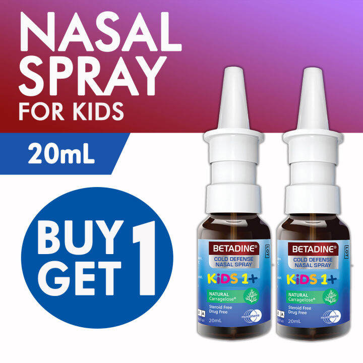B1T1 Betadine Cold Defense Nasal Spray for Kids 20ml (Dec 2022