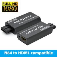 อะแดปเตอร์คอนโซลเกมตัวแปลง N64เป็น HDMI รองรับ HD เต็มรูปแบบ1080P สำหรับอุปกรณ์เสริม N64 /Ngc/snes พร้อมเอาต์พุตเสียง3.5มม.