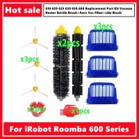 【lz】❂◊✘  Kit de peças para iRobot Roomba substituição de escovas com cerdas agitadoras   filtro de ar   escova lateral para modelos 600 Series 610 620 625 630 650 660