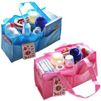 hot！【DT】✻  Diaper Multi-pocket Baby Nappy Storage Organizer Non-woven Fabric Handbag Mummy Items