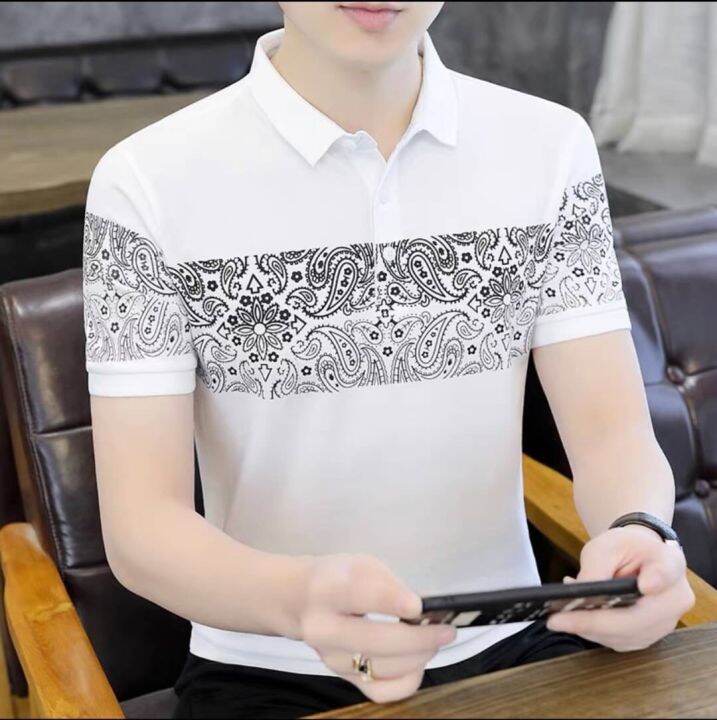 เสื้อโปโลสีพื้น-เสื้อโปโล-สำหรับผู้ชาย-men-polo-shirt