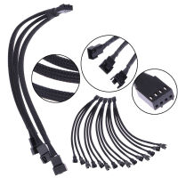 Deng 1ถึง3ทาง Splitter แขน4-PIN PWM Connector Fan EXTENSION CABLE 1PC