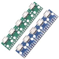 【cw】 100PCS MICRO USB To DIP 5pin Female B Type PCB Converter Breadboard Board Mother ！