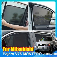 สำหรับมิตซูบิชิปาเจโร V75 MONTERO 2000-2006รถหน้าต่างม่านบังแดดโล่ด้านหน้ากระจกด้านหลังด้านข้างม่านสีอาทิตย์ Visor