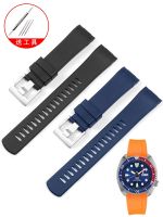 hot style Fluorine rubber watch strap suitable for series PADI abalone SRPE99K1 silicone bracelet 22mm