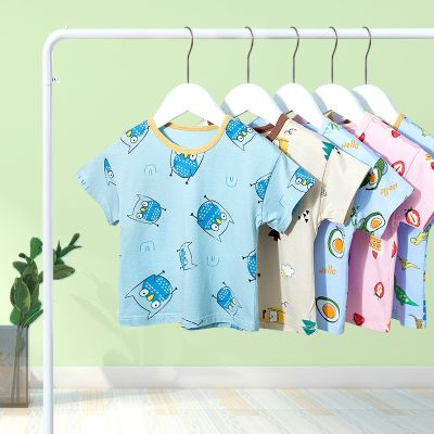 [COD] 2021 summer new childrens baby short-sleeved t-shirt cartoon boys tops girls t-shirts