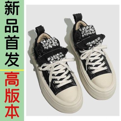 [COD] Zhao Lusis same style white shoes with thick bottom and heightened muffin womens 2023 summer new sneakers