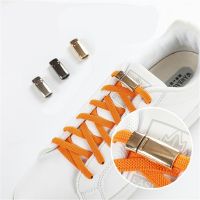 【CW】 1Pair Elastic Magnetic 1Second Locking ShoeLaces No Tie Shoe laces Kids Adult Shoelace Sneakers Laces