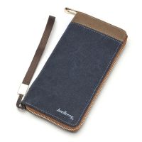 「Layor wallet」กระเป๋าสตางค์ลำลองสำหรับผู้ชาย,กระเป๋าผ้าแคนวาสลำลอง39; S พร้อมกระเป๋าสตางค์หนังกระเป๋าคลัตช์สามารถจุบัตรได้มากกระเป๋าใส่เงินผู้ชาย