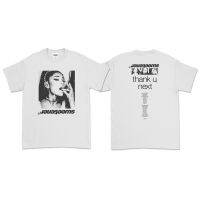 【s-5xl】ผ้าฝ้าย 100%เสื้อยืดกันหนาว ลาย Ariana GRANDE