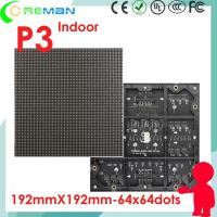 【♘COD Free Cas♘】 xiaopingyyou123 ผลิตภัณฑ์ในแผง Rgb Smd Led P3 Aliexpress โมดูล192X192นำพิกเซล3มม. 192มม. X 192มม. 64X64 32x3 2สแกน1/32โมดูล Led