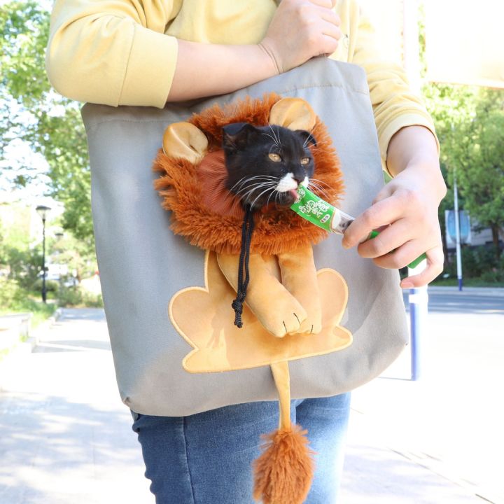 milly-house-กระเป๋าใส่สัตวเลี้ยงประเป๋าหมากระเป๋าแมว-น่ารักรูปสิงโต