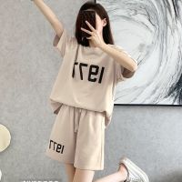 Fashion 2022 New Loose Wide Leg Shorts Two-piece Set